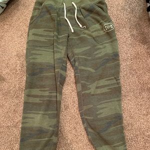 Small Alternative Apparel camo jogger sweat pants